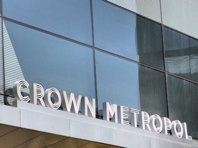 Hotel Crown Metropol Melbourne Esterno foto Crown Metropol logo